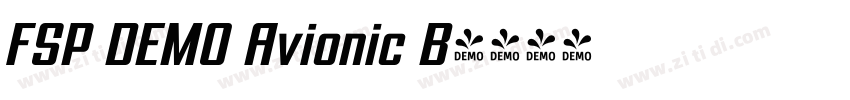FSP DEMO Avionic B字体转换 FSP DEMO Avionic B字体转换